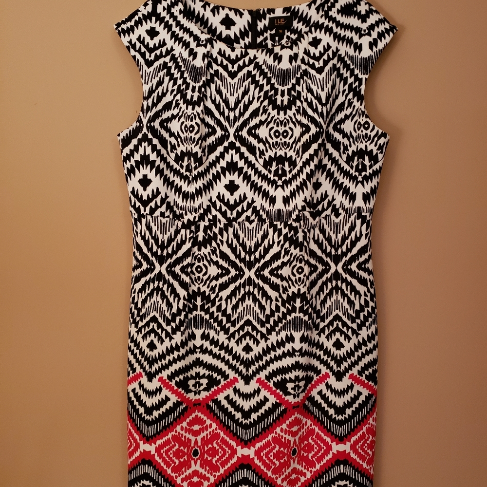 Tribal Print Sleeveless Dress